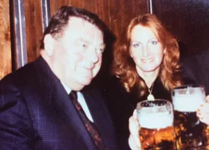 Valeska mit Franz Josef Strauß, Oktoberfest 1984